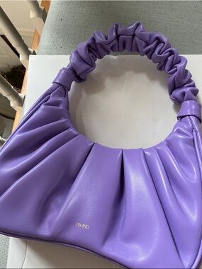 JW PEI Lavender Ruched Shoulder Bag